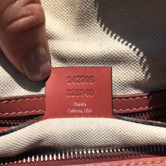 SOLD Salmon Pink Used Gucci Boston Bag - Picture 2 of 7
